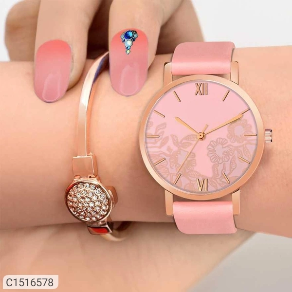 Women's Synthetic Leather Watches - 1516578, Dial Size (In mm): 35