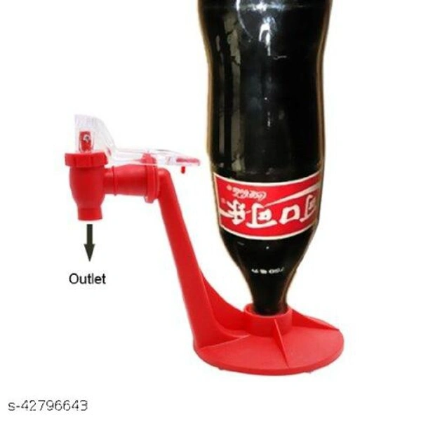 Fizz Water Dispenser - Red, 9 inch --- LxBxH : 11x22x8 cm