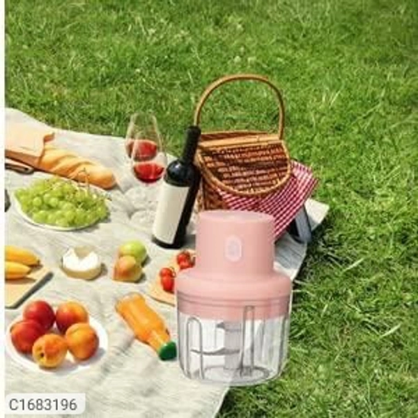 Mini Food Chopper/Processor For Onion/Garlic/Onion/Ginger/Pepper/Nuts/Meat - Same As Shown, 250 ml