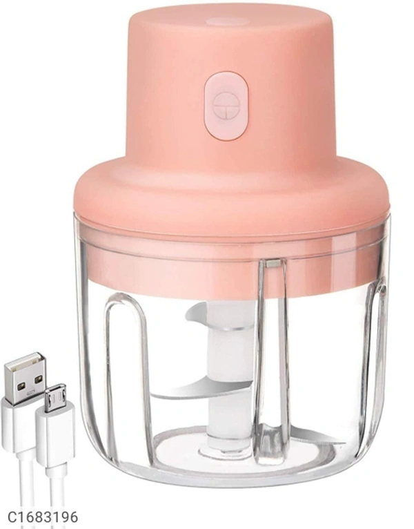Mini Food Chopper/Processor For Onion/Garlic/Onion/Ginger/Pepper/Nuts/Meat - Same As Shown, 250 ml