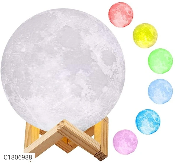 Color Changing Crystal Moon Lamp - Same As Shown
