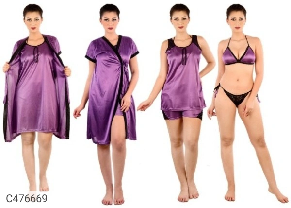 Women's Nighty Set - 476669, XL