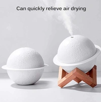  2 in 1 3D LED Moon Night Light Lamp Humidifier For Home - Same As Shown