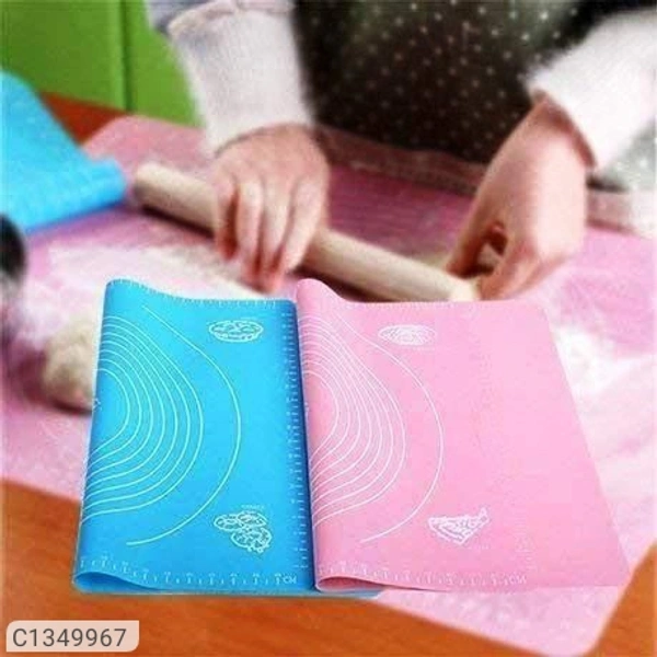 Non-Stick Silicone Reusable Stretchable Baking Sheets - 48 x 38 cm