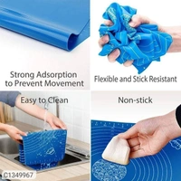 Non-Stick Silicone Reusable Stretchable Baking Sheets - 48 x 38 cm