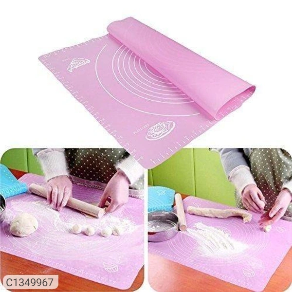 Non-Stick Silicone Reusable Stretchable Baking Sheets - 48 x 38 cm