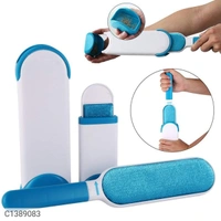 Multi-Purpose Double Sided Pet Fur and Lint Remover Self-Cleaning Brush - Same As Shown