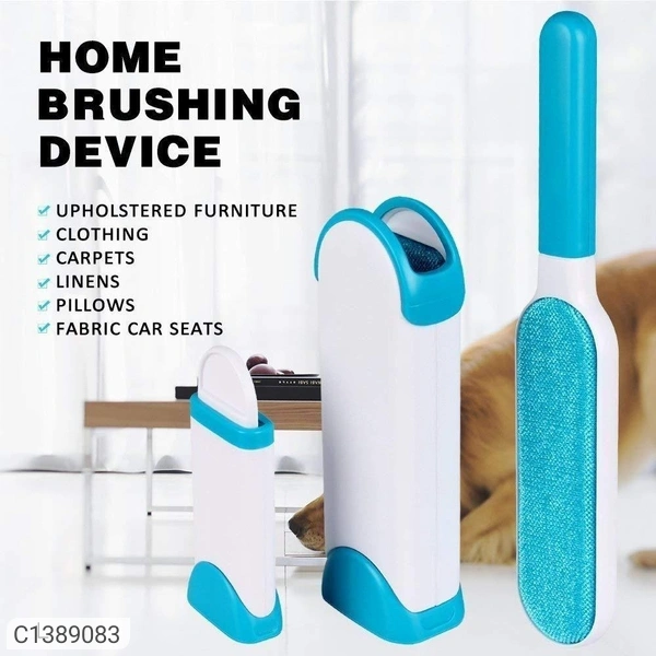 Multi-Purpose Double Sided Pet Fur and Lint Remover Self-Cleaning Brush - Same As Shown