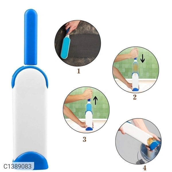 Multi-Purpose Double Sided Pet Fur and Lint Remover Self-Cleaning Brush - Same As Shown