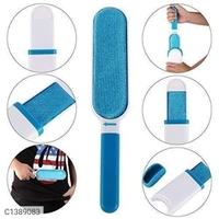 Multi-Purpose Double Sided Pet Fur and Lint Remover Self-Cleaning Brush - Same As Shown
