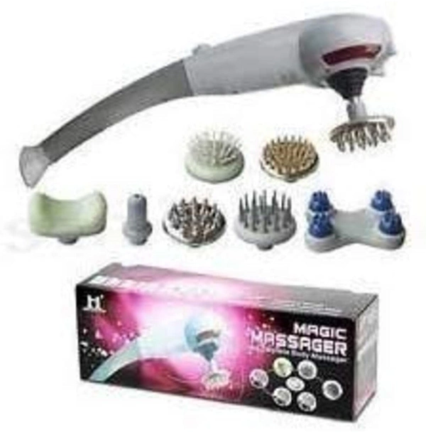 7-In1 Magic Complete Body Massager For Pain Relief(Corded Electric) - As Shown, 49.2 x 17.4 x 14.4 cm; 1.59 Kilograms