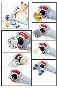 7-In1 Magic Complete Body Massager For Pain Relief(Corded Electric) - As Shown, 49.2 x 17.4 x 14.4 cm; 1.59 Kilograms