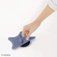 Silicone Star Shaped Sink Filter/Trap - PACK OF 2, L x B in cm: 13 x 13