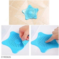 Silicone Star Shaped Sink Filter/Trap - PACK OF 2, L x B in cm: 13 x 13