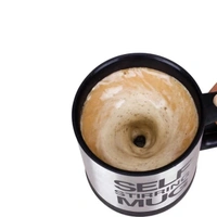 Self Stiring Coffee Mug - BLACK, As Shown In Image