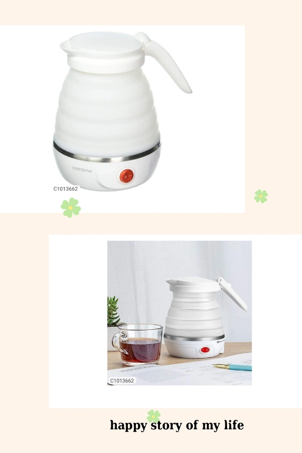 Silicone Foldable Electric Water Kettle ( 600 ml )