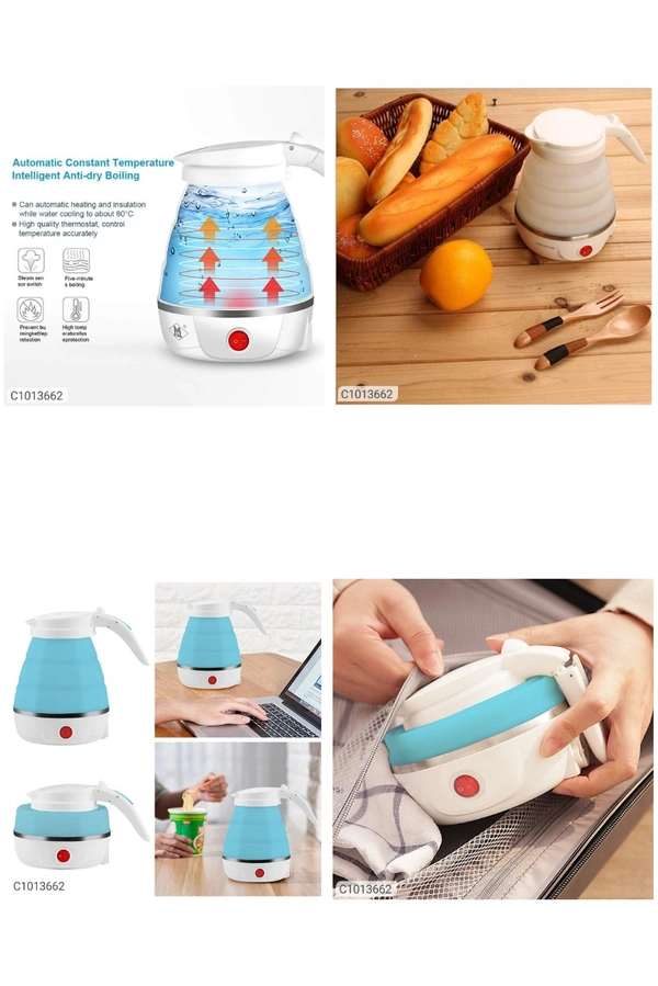 Silicone Foldable Electric Water Kettle ( 600 ml )