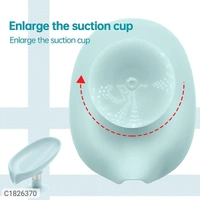 Leaf Shape Self Draining Soap Holder With Suction Cup - PACK OF 2