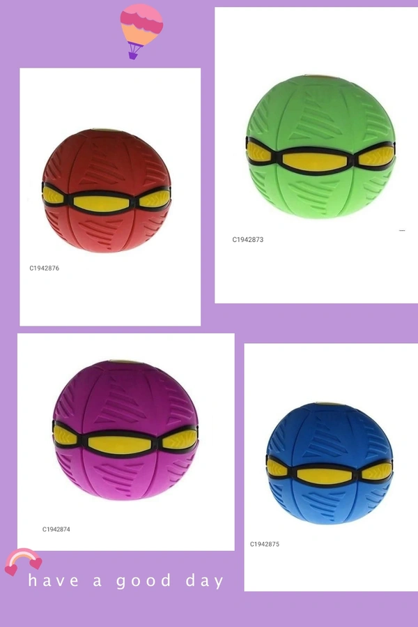 UFO Magic Ball-UFO Ball Interactive Flying Saucer Ball - L x B in cm: 10.3 x 10.3, PINK