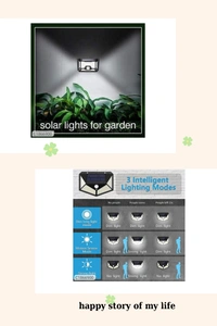 Automatic Motion Sensor Wireless Solar 100 LED Bright Night Light for Home, Garden, Outdoors, Terrace Security LED - 