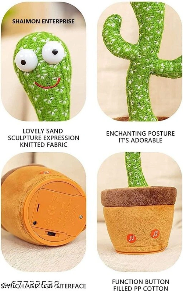 Dancing Cactus Talking Plush Toy