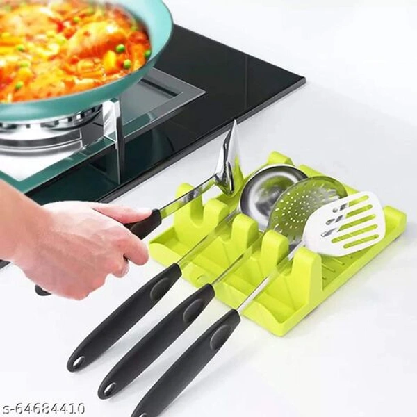 4 Slots Cooking Utensil Heat Resistant Cooking Spatula Holder