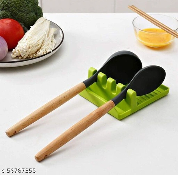 4 Slots Cooking Utensil Heat Resistant Cooking Spatula Holder