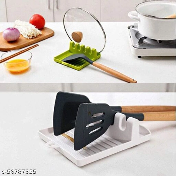 4 Slots Cooking Utensil Heat Resistant Cooking Spatula Holder