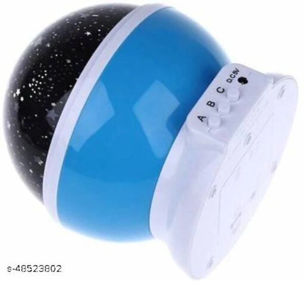 Rotating 360 Degree Moon Night Light Lamp Projector With Multi Colors & USB Cable