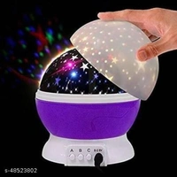 Rotating 360 Degree Moon Night Light Lamp Projector With Multi Colors & USB Cable
