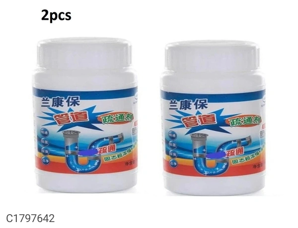 Sink Drain Cleaner - Drain Cleaner & Clog Block Remover Powder (100gm) - Pack Of 1