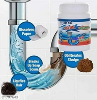 Sink Drain Cleaner - Drain Cleaner & Clog Block Remover Powder (100gm) - Pack Of 1