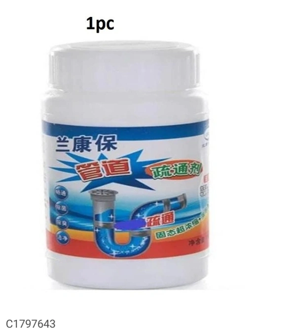 Sink Drain Cleaner - Drain Cleaner & Clog Block Remover Powder (100gm) - Pack Of 1