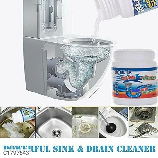 Sink Drain Cleaner - Drain Cleaner & Clog Block Remover Powder (100gm) - Pack Of 1
