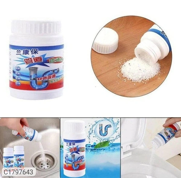 Sink Drain Cleaner - Drain Cleaner & Clog Block Remover Powder (100gm) - Pack Of 2