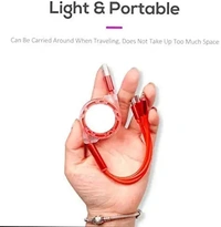 3 In 1 TPE Charging Cable - Red