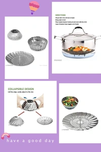 Stainless Steel Steamer Foldable Basket