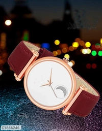 Mens Leather Watches - Green Dial