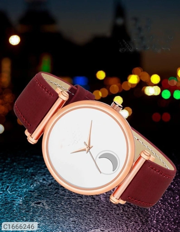 Mens Leather Watches - Green Dial