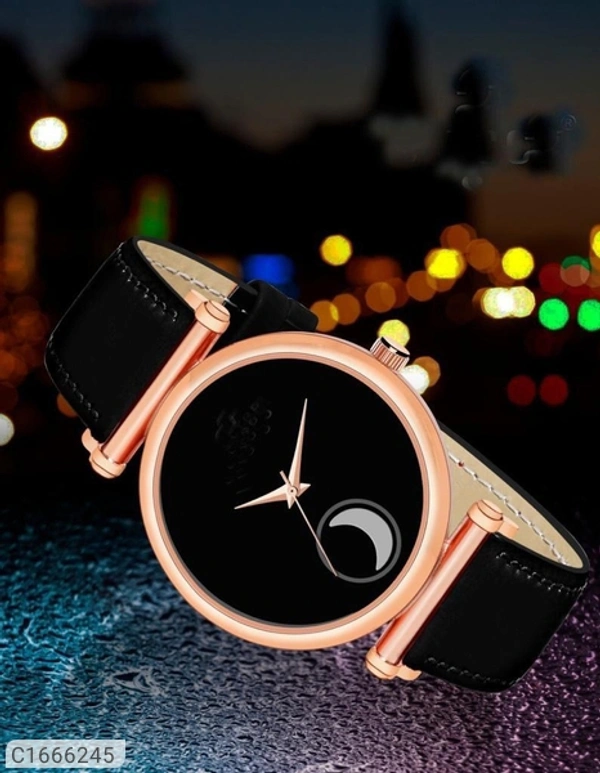 Mens Leather Watches - Green Dial