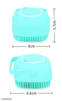 Silicone Bath Body Brush Scrubber With Shampoo Dispenser