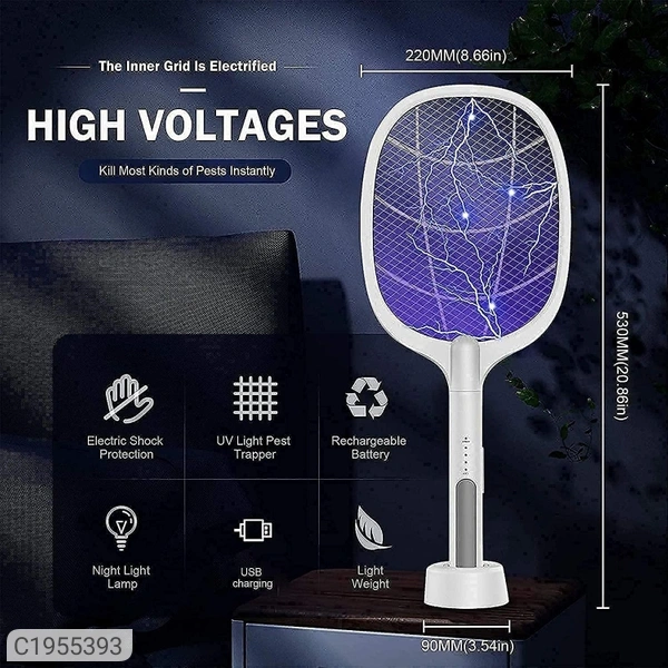 Mosquito Racket With Charging Base