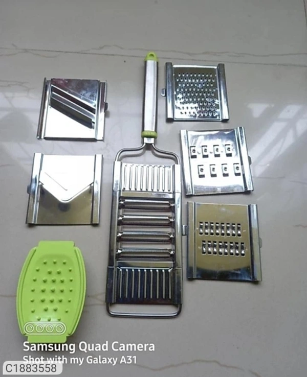 6 In 1 Stainless Steel Slicer/Grater