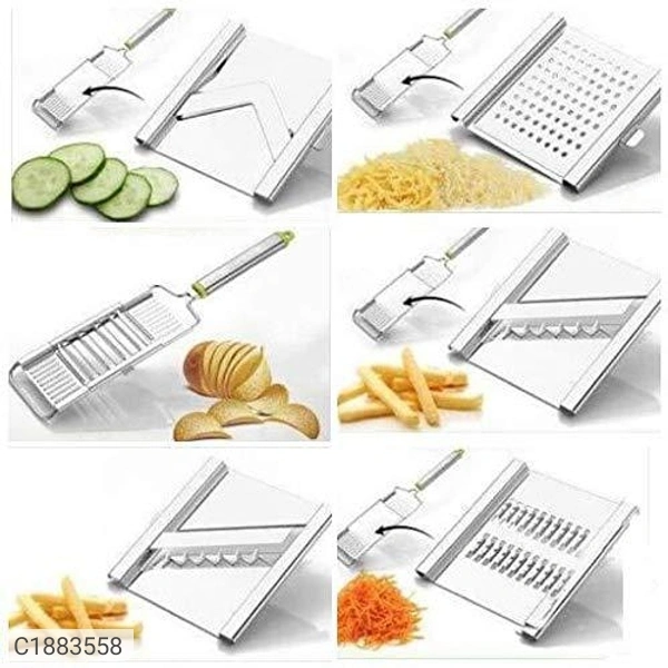 6 In 1 Stainless Steel Slicer/Grater