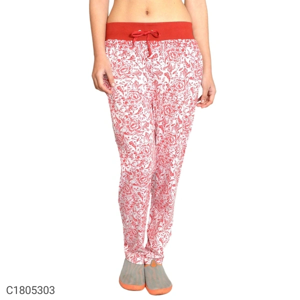 Women's Track Pant - RED, XL