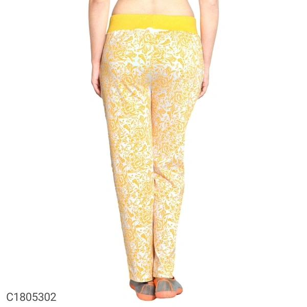 Women's Track Pant - YELLOW, XXXL