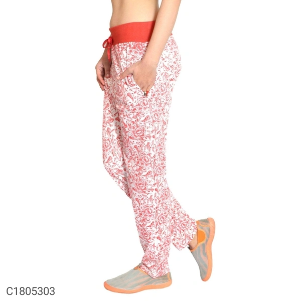 Women's Track Pant - RED, L