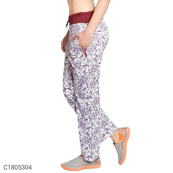 Women's Track Pant - BROWN, L