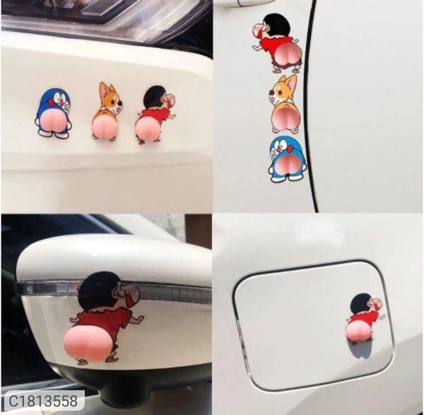 Scratch Protector - Cute Butt Anti-Collision Sticker  - PACK OF 1
