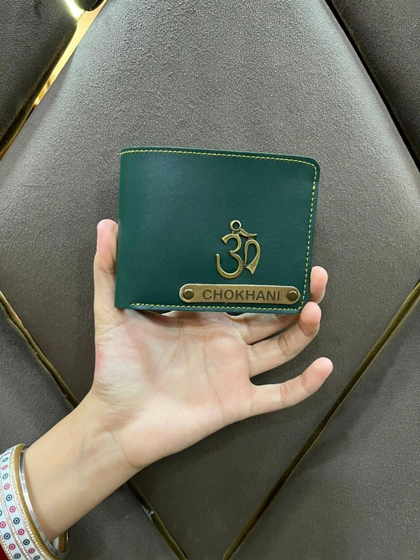 Personalized Name Wallet - GREEN